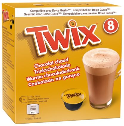 Twix, Nescafé, Dolce Gusto, Kombatibilis, Kapszula, 136G