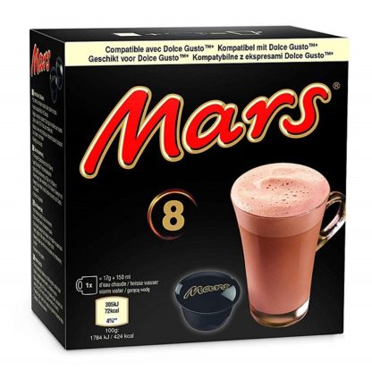 Mars, Nescafé, Dolce Gusto, Kombatibilis, Kapszula,8 kapszula, 136G