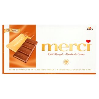 Merci, Edel-Nougat,  Hazelnut-Creme, 112G