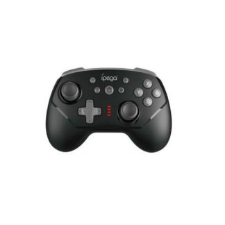 Nintendo N Switch, Játék kontroller, Bluetooth, v4.0, rezgő üzemmód, giroszkóp, iPega, PG-9162, fekete