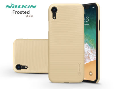 Apple iPhone XR hátlap - Nillkin Frosted Shield - gold