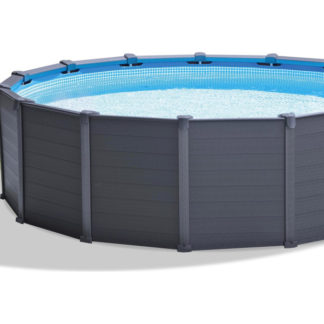 INTEX Graphite Gray Pool medence 478 x 124 cm (homokszűrővel) (26384) 2020-as modell