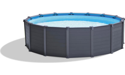 INTEX Graphite Gray Pool medence 478 x 124 cm (homokszűrővel) (26384) 2020-as modell