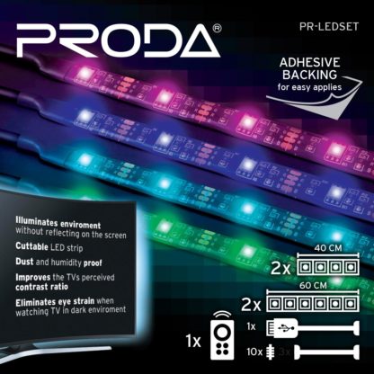 Proda PR-LEDSET LED szalag készlet távírányítóval