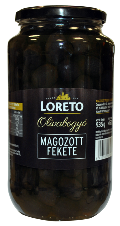 Loreto fekete magozott olívabogyó nagy