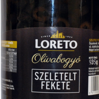 Loreto fekete szeletelt olívabogyó nagy