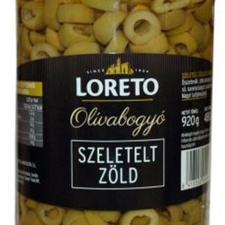 Loreto zöld szeletelt olívabogyó nagy