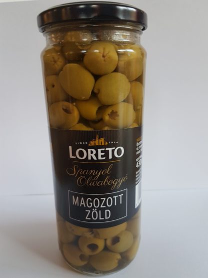 Loreto zöld magozott olivabogyó