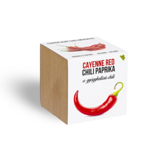 Cayenne red chili paprika növényem fa kaspóban