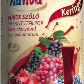 FlaViva Keringő - vörös szőlő instant italpor fekete áfonyával és gránátalmával (250g)