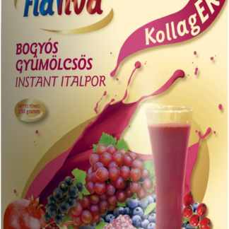 FlaViva KollagÉr - bogyós gyümölcsös instant italpor hidrolizált kollagénnel (250 g)