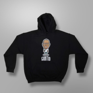 Férfi hoodie kapucnis kenguruzsebes "CURTIS CARTOON" - M