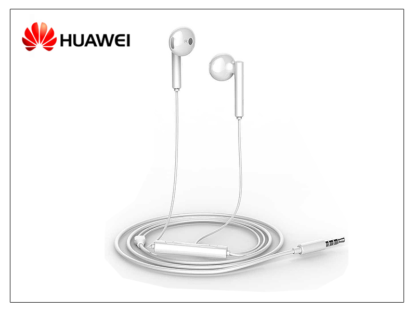 Huawei gyári sztereó headset - 3,5 mm jack - Huawei AM115 - fehér (ECO csomagolás)