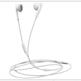 Huawei gyári sztereó headset - 3,5 mm jack - Huawei AM110 - fehér (ECO csomagolás)