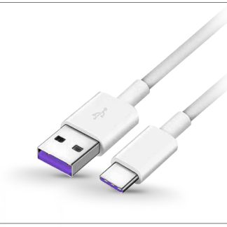 USB - USB Type-C gyári adat- és töltőkábel 100 cm-es vezetékkel - Huawei AP71/AP81 SuperCharge Type-C 3.1 - 5A - white (ECO csomagolás)