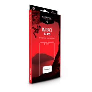 Samsung N970F Galaxy Note 10 edzett üveg képernyővédő fólia - MyScreen Protector Impact Glass Edge hajlított 3D Fullcover - fekete