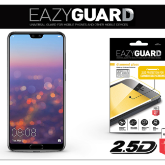 Huawei P20 Pro gyémántüveg képernyővédő fólia - Diamond Glass 2.5D Fullcover - fekete