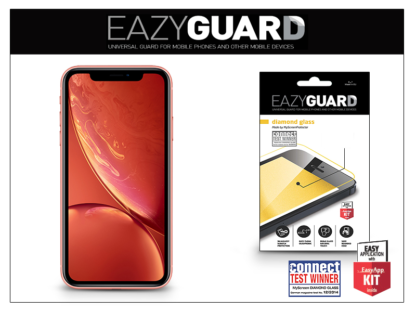 Apple iPhone XR/iPhone 11 gyémántüveg képernyővédő fólia - 1 db/csomag (Diamond Glass)