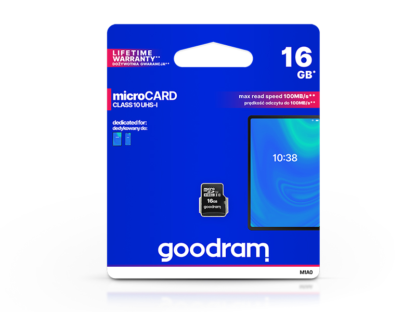 16 GB microSDHC™ UHS-I U1 Class 10 memóriakártya 100/10