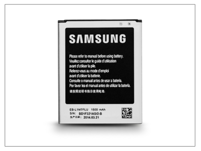 Samsung i8190 Galaxy S3 Mini gyári akkumulátor - Li-Ion 1500 mAh - EB-L1M7FLU NFC (ECO csomagolás)