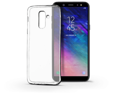 Samsung A605 Galaxy A6 Plus (2018) szilikon hátlap - Ultra Slim 0,3 mm - transparent