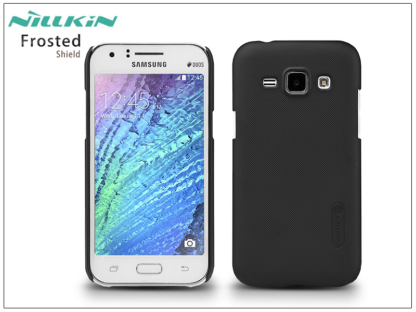 Samsung SM-J100 Galaxy J1 hátlap képernyővédő fóliával - Nillkin Frosted Shield - fekete