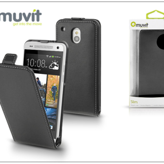 HTC One Mini flipes tok - Muvit Slim - black