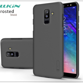 Samsung A605 Galaxy A6 Plus (2018) hátlap képernyővédő fóliával - Nillkin Frosted Shield - fekete