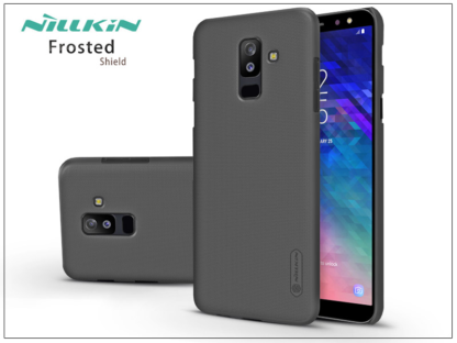 Samsung A605 Galaxy A6 Plus (2018) hátlap képernyővédő fóliával - Nillkin Frosted Shield - fekete