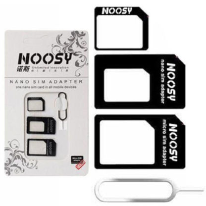 NANO MICRO SIM ADAPTER 3in1 NOOSY fekete