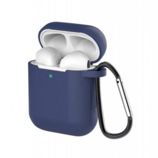 Airpods szilikon tok, Sötétkék, 1.5mm